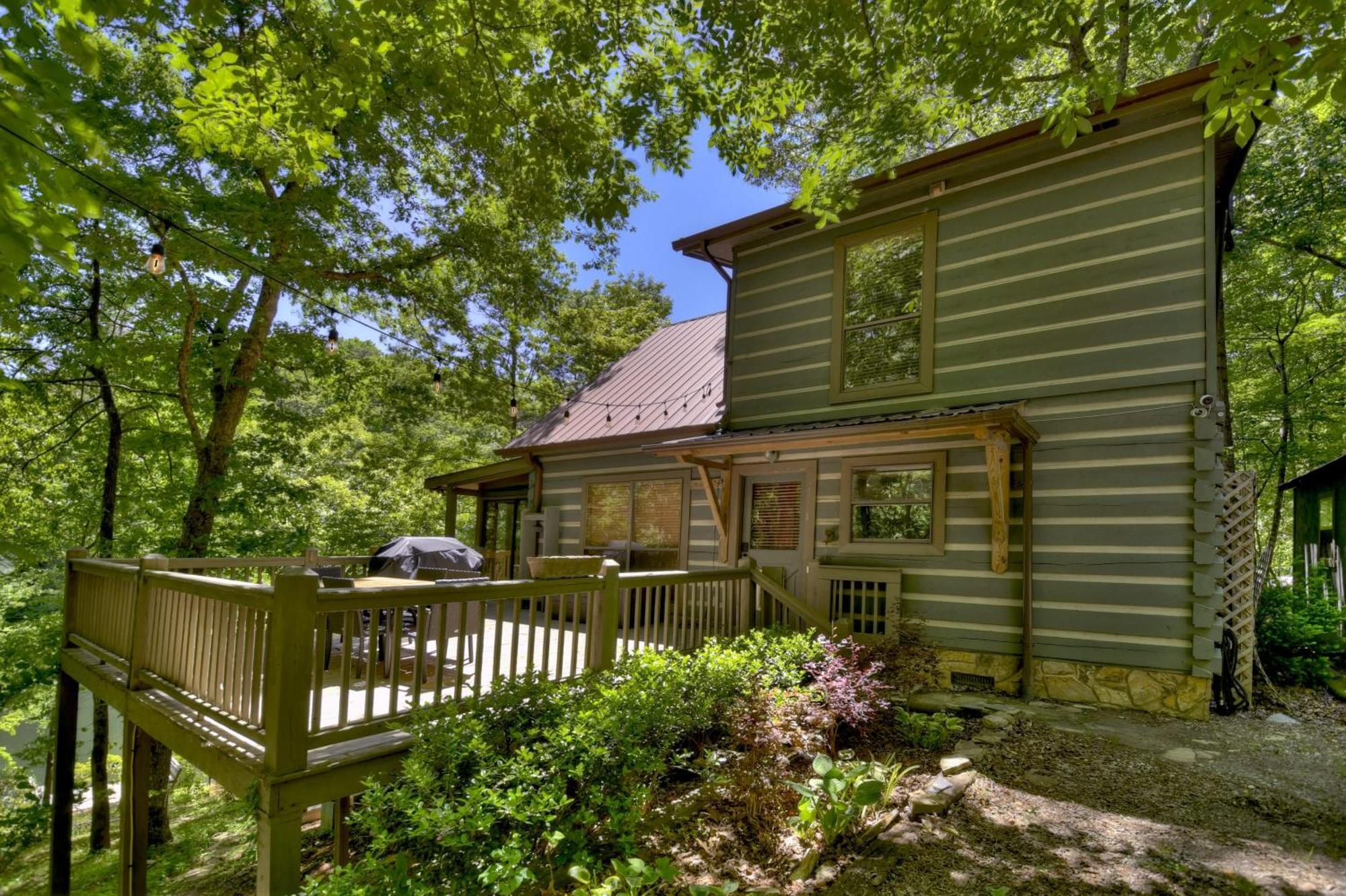 Waywish Waterfront Cabin In Blue Ridge Mountains Exterior photo