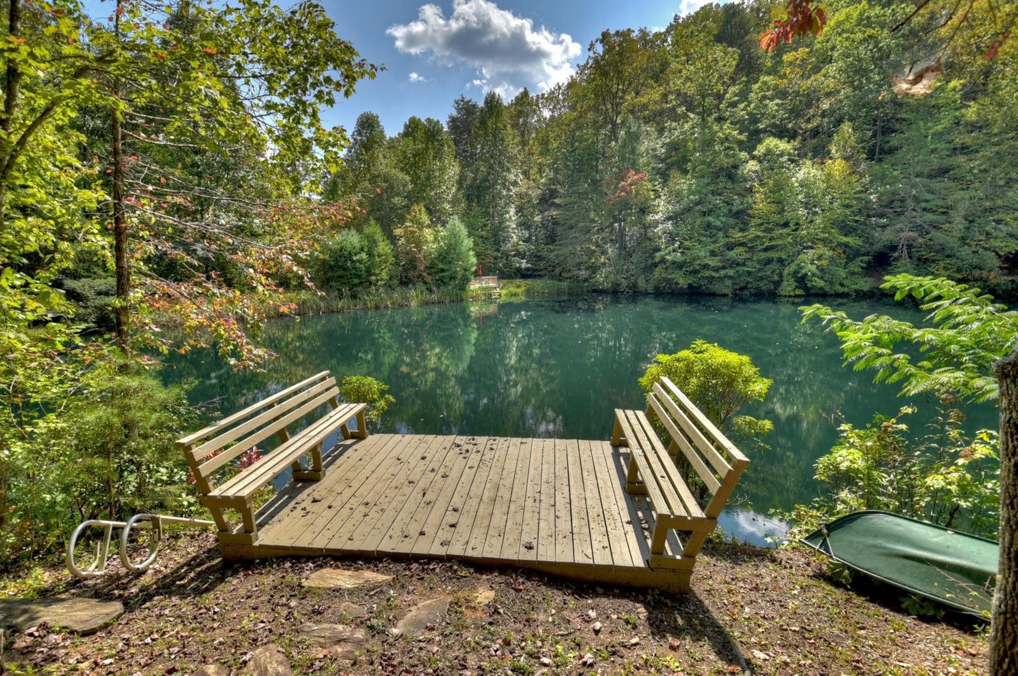 Waywish Waterfront Cabin In Blue Ridge Mountains Exterior photo