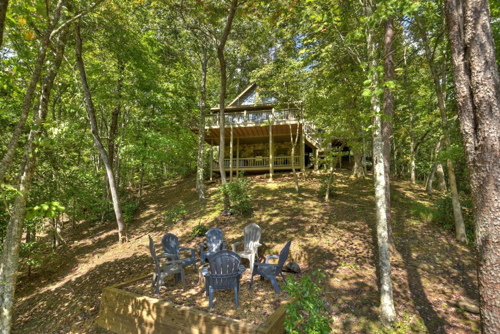 Waywish Waterfront Cabin In Blue Ridge Mountains Exterior photo
