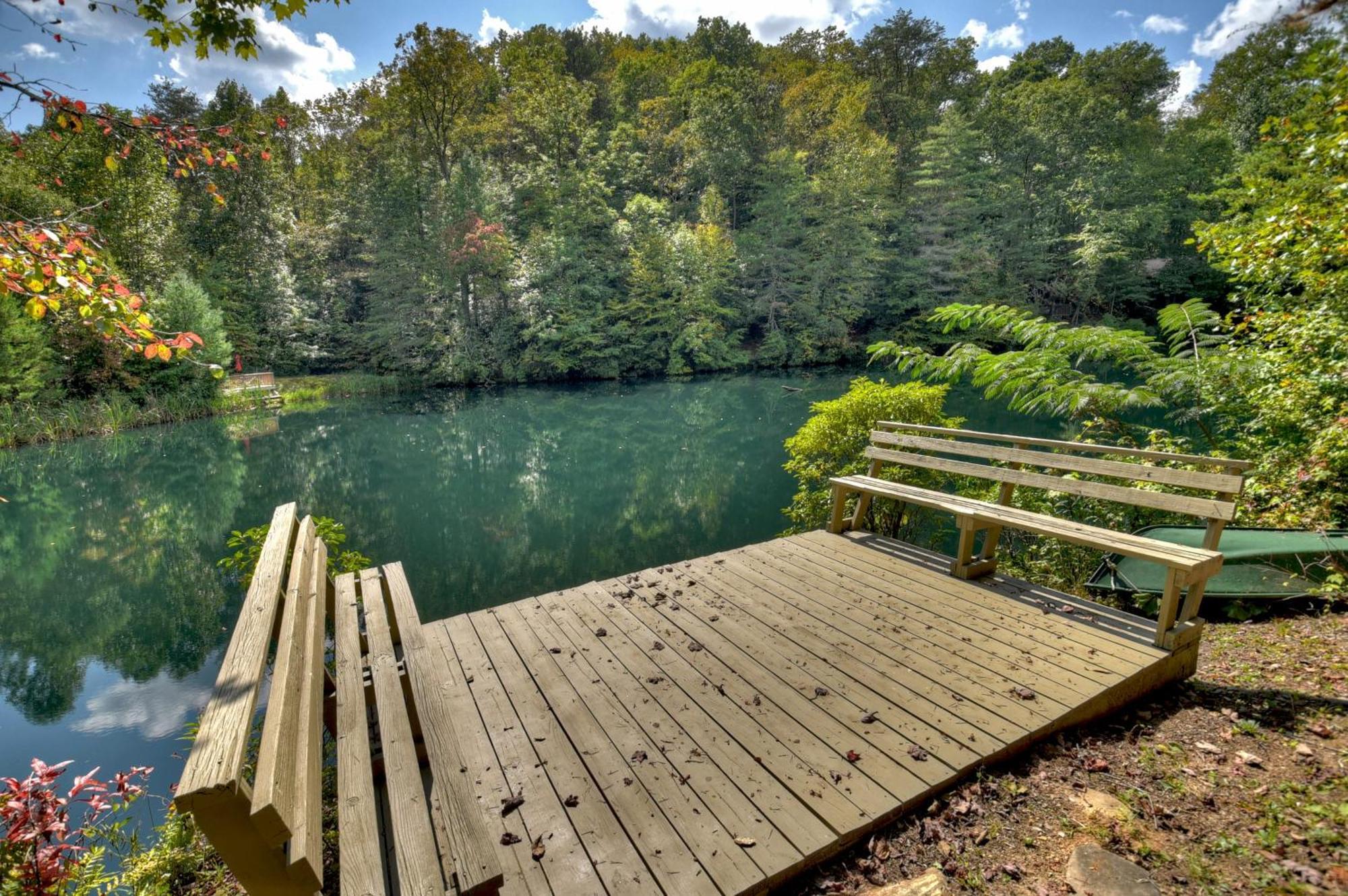 Waywish Waterfront Cabin In Blue Ridge Mountains Exterior photo