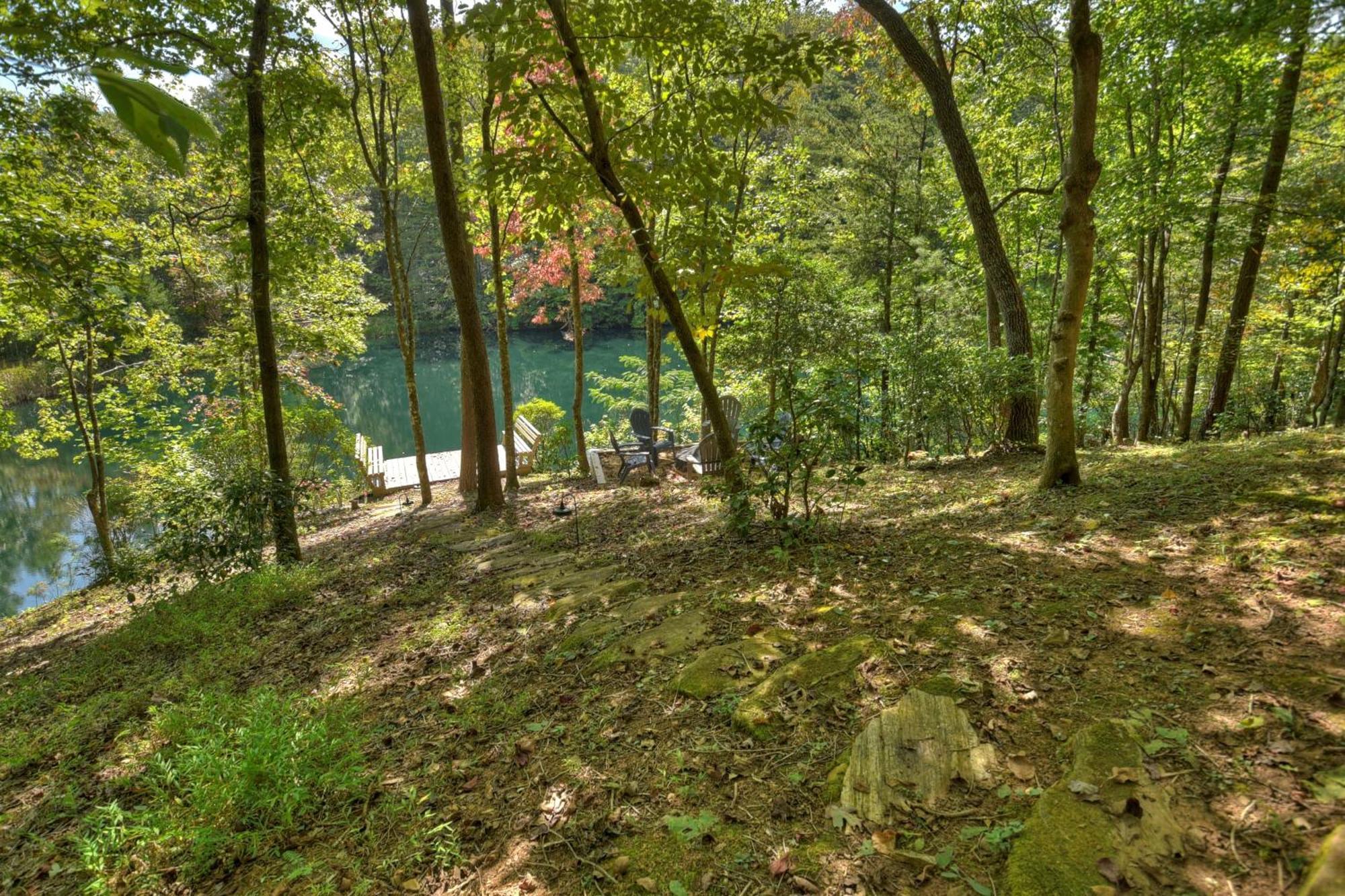 Waywish Waterfront Cabin In Blue Ridge Mountains Exterior photo